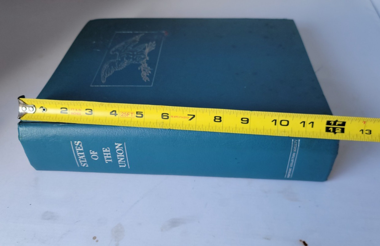 Stamps Envelope US States Of The Union Hardcover Book Westport Collector Society