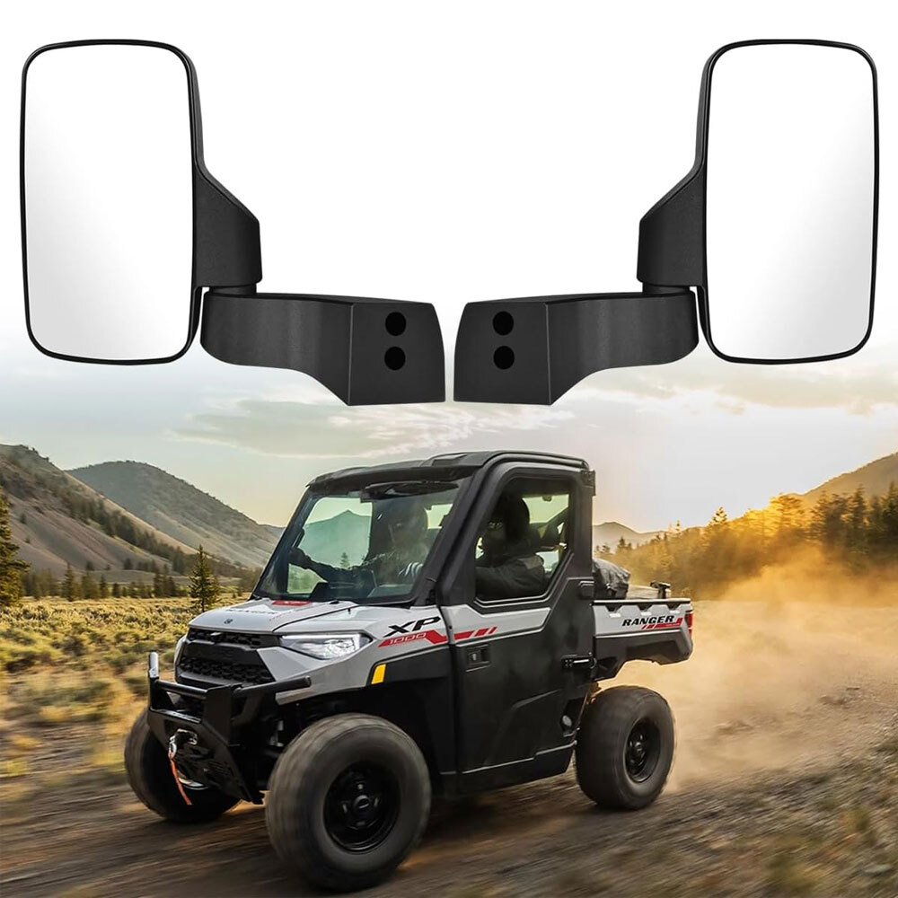 For Polaris Ranger XP 1000 & Northstar Side View Mirrors Hard Door Mount 2889241