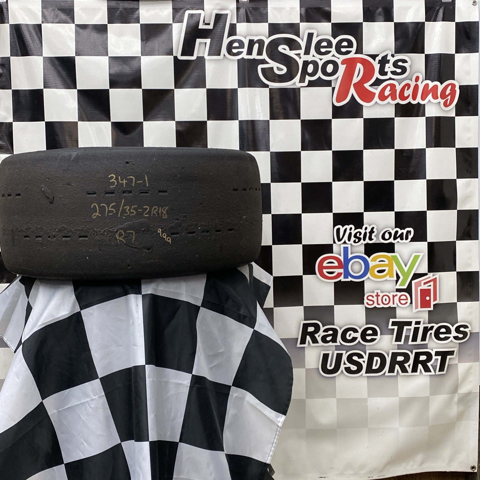 347-1 USDRRT HOOSIER DOT Road Race Tire       275/35  ZR18   R7