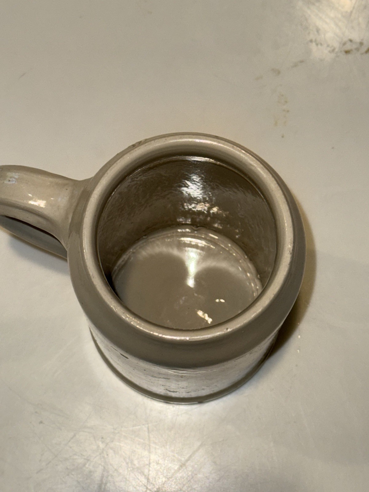 Vintage Gockelesmaier Stein Large Mug Germany Beer Red Rooster 1L KS Kruger EUC