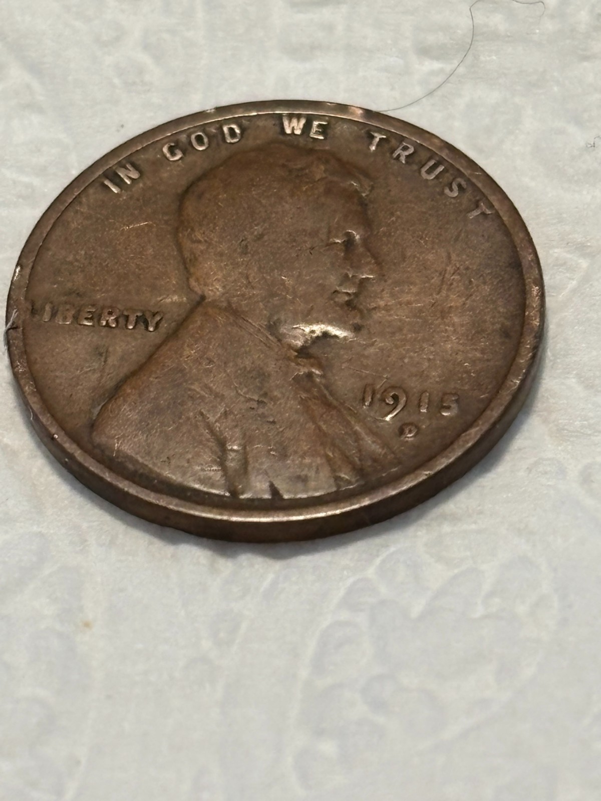 1915 d lincoln cent free ship low grade