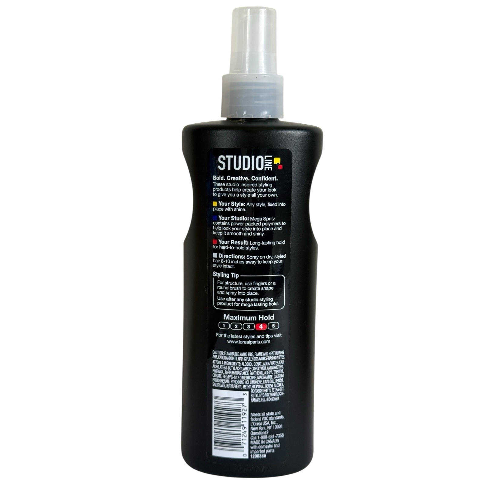 L'Oréal Loreal Paris Mega Spritz Studio Line Hair Spray Max Hold (1) New