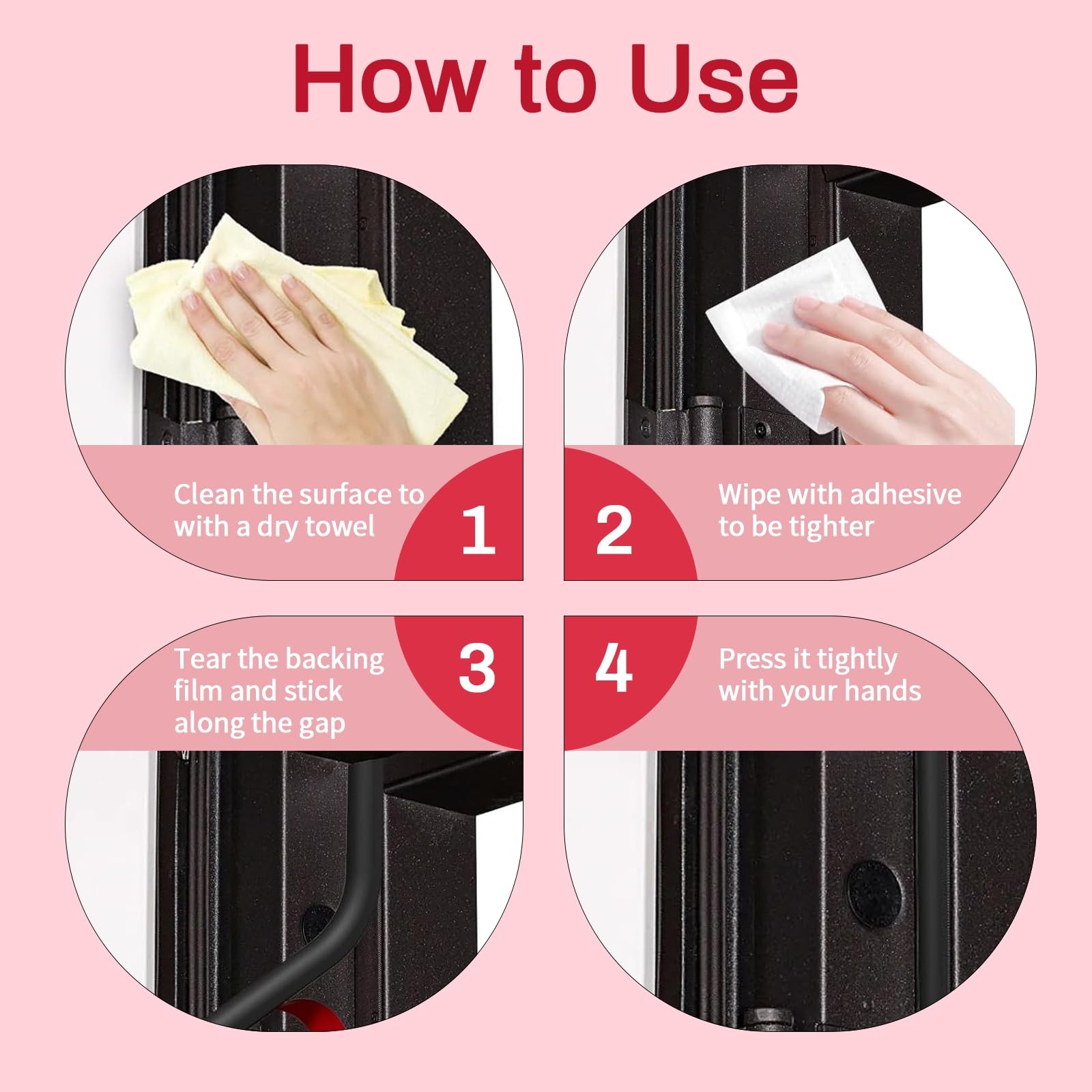 20Ft Weather Stripping 3/8"W X 1/4"T Universal Car Door Seal Strip Automotive