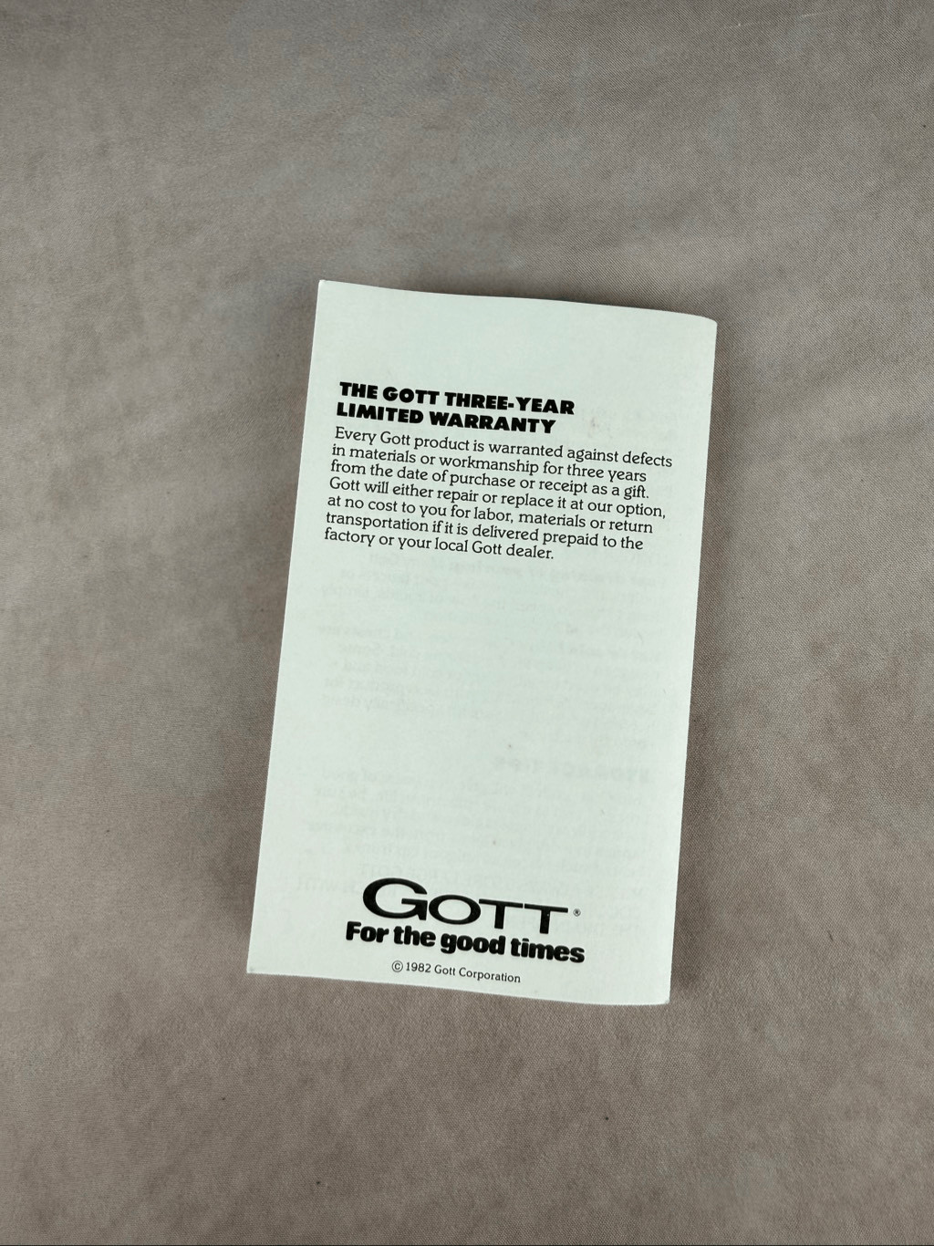 Vintage Gott Galvanized Metal 2 Gallon Water Jug Cooler Silver NOS