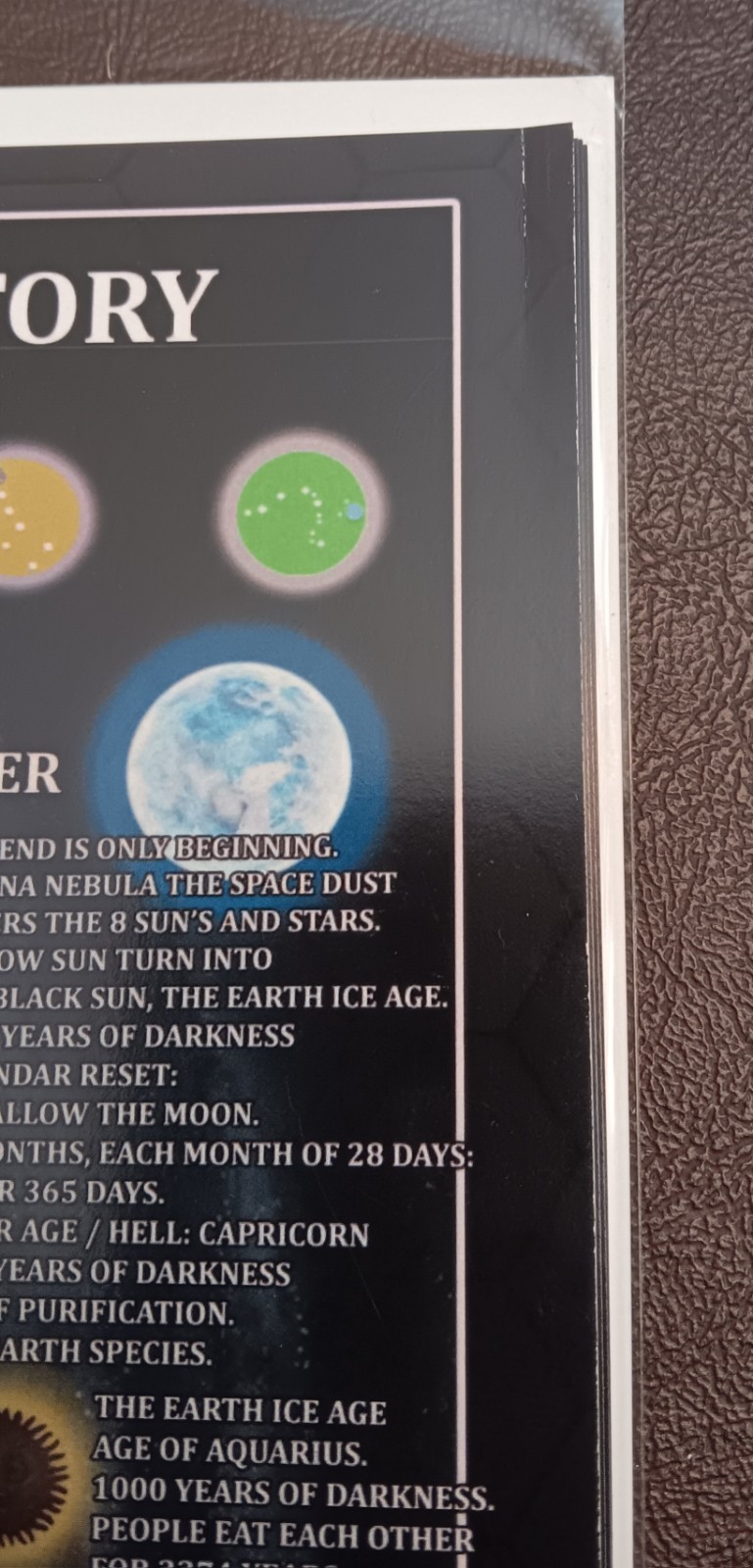 HUMANITY ANCIENT HISTORY #1 THE 10.000 YEARS OF SUNLIGHT 2000 YEARS OF DARKNESS