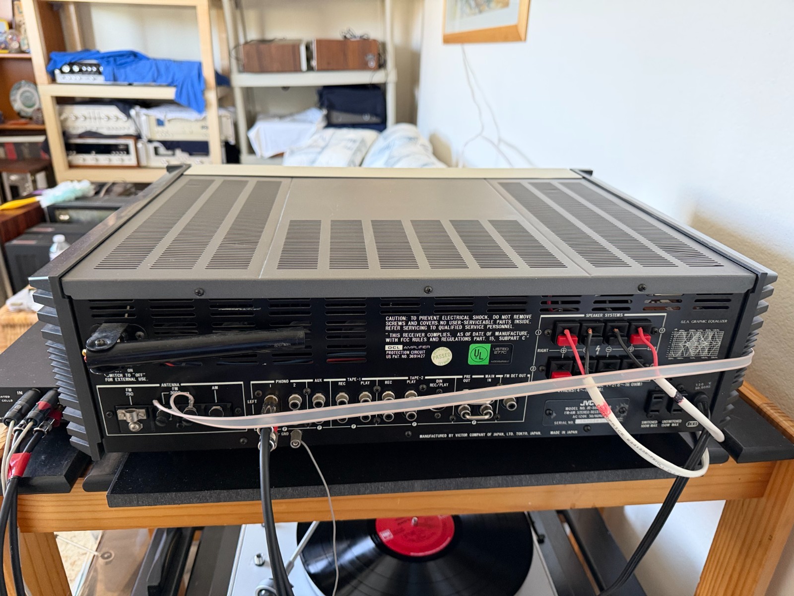 JVC JR-S600 Mark II Vintage Monster Stereo Receiver 120 Watts Per Channel - NICE