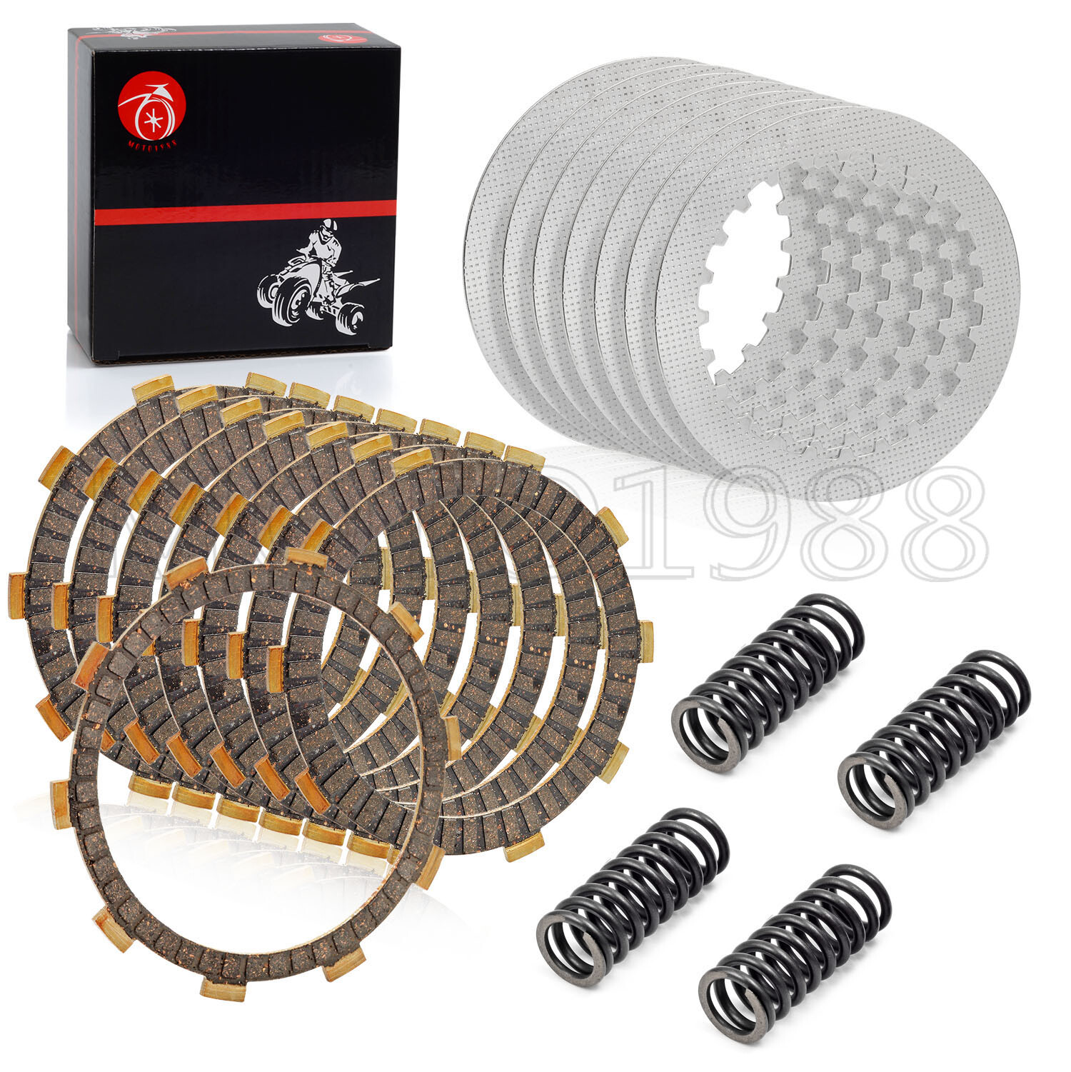 Clutch Friction Steel Plates Kit for Honda Shadow Aero 750 VT750C 2004-2020 NEW