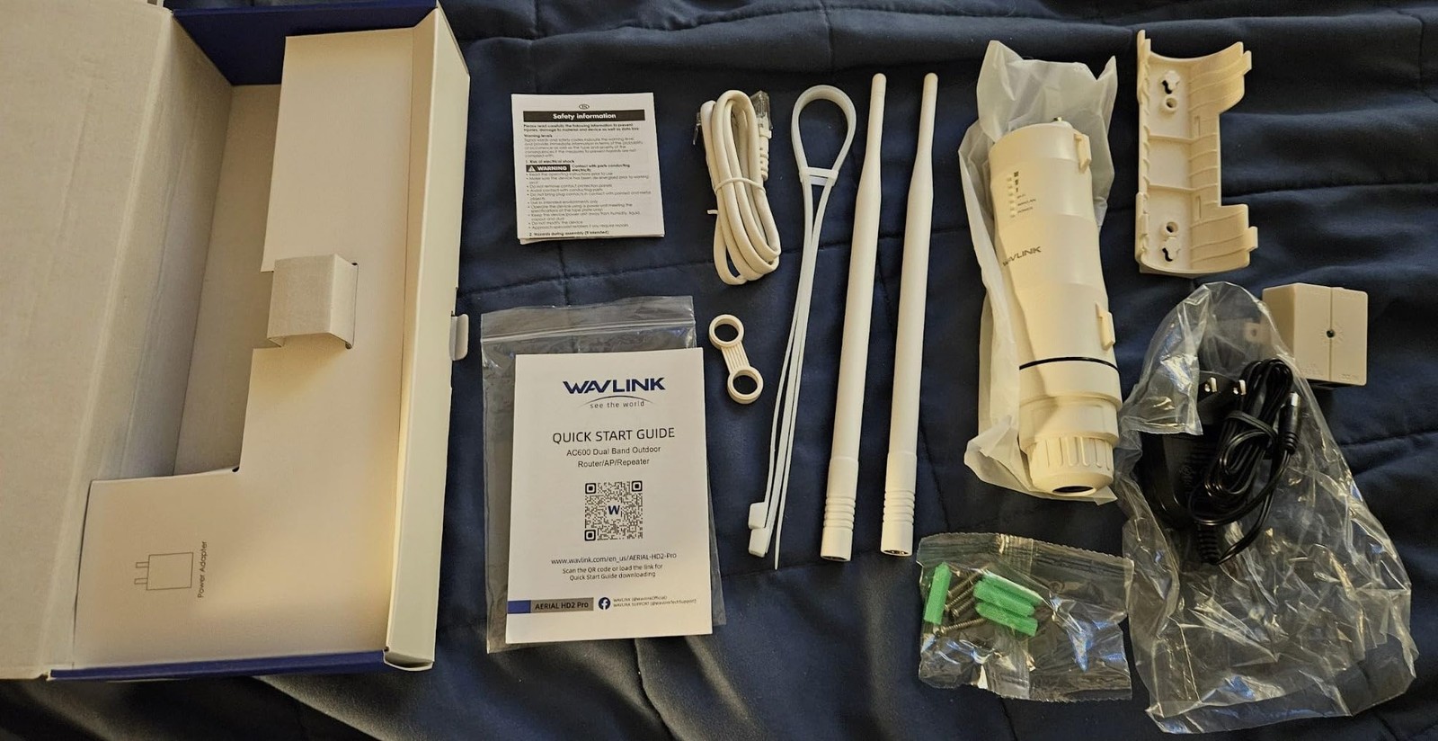 WAVLINK AC1200 Outdoor WiFi Extender Booster Router 5G Long Range Mesh System