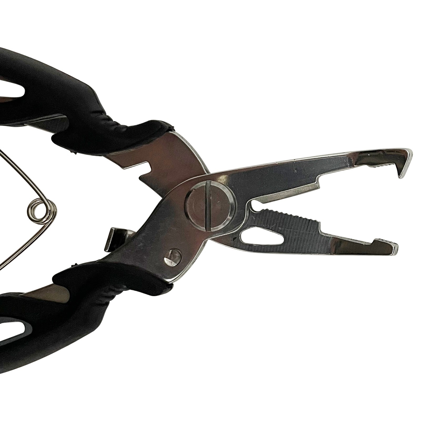 Fishing Pliers Scissors Line Cutter Split Ring Hook Remover Tool Multifunction