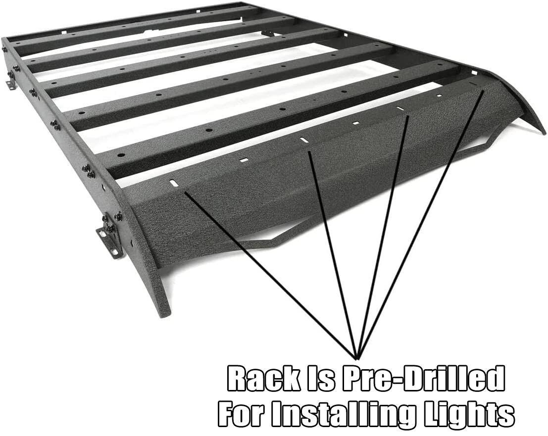 HECASA Roof Rack Cargo Luggage Carrier For Toyota Tacoma Double Cab 2005-2023