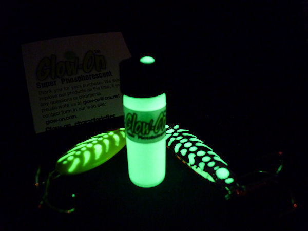 Glow-On RED Glow Paint For Gun Sights, Fishing Lures, 4.6 ml Vial, Bright