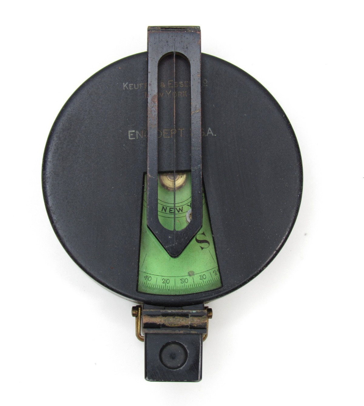 Rare KEUFFEL & ESSER COMPASS 1917 Engineering Eng. Dept USA Vtg WWI Military US