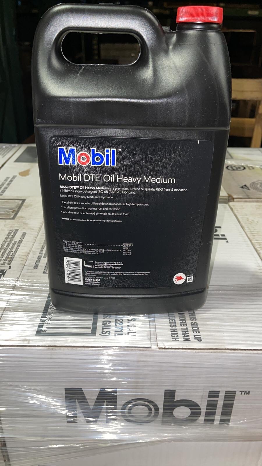 Mobil DTE Heavy Medium Circulating Oil ISO VG 68. Case of 6/ 1 Gallon 100959