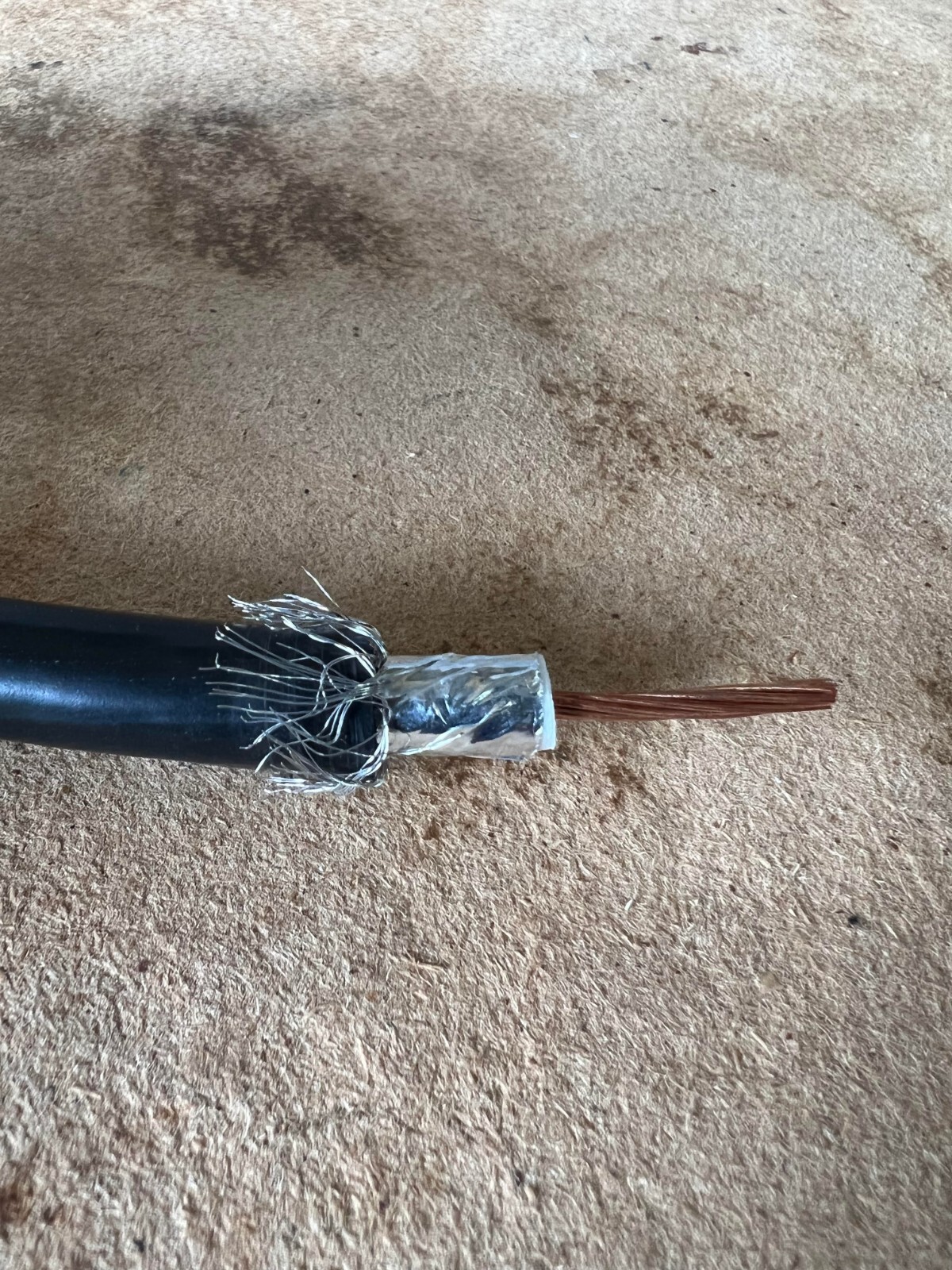 ALPHA - 100ft RG8u Coax Cable with No Connectors