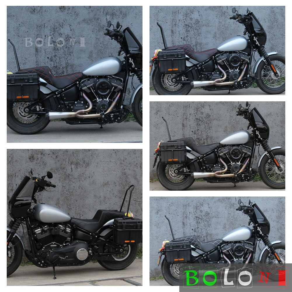 Gel Pad 2-Up Seat For Harley Softail Street Bob FXBB FXBBS Slim FLSL 2018-2024