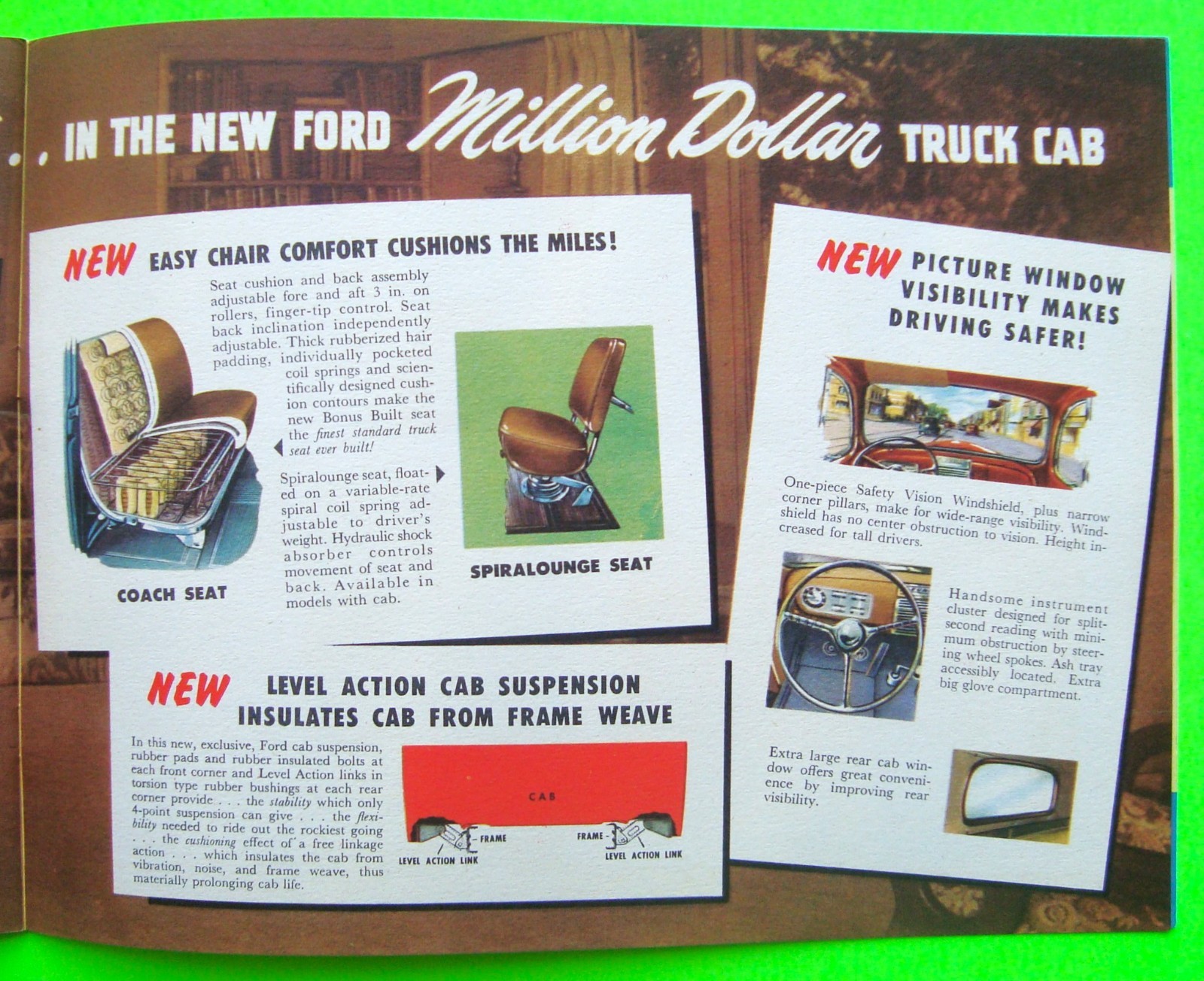 1948 FORD HEAVY-DUTY TRUCK DLX 28-pg COLOR CATALOG Brochure BIG RIG SERIES Xlnt+