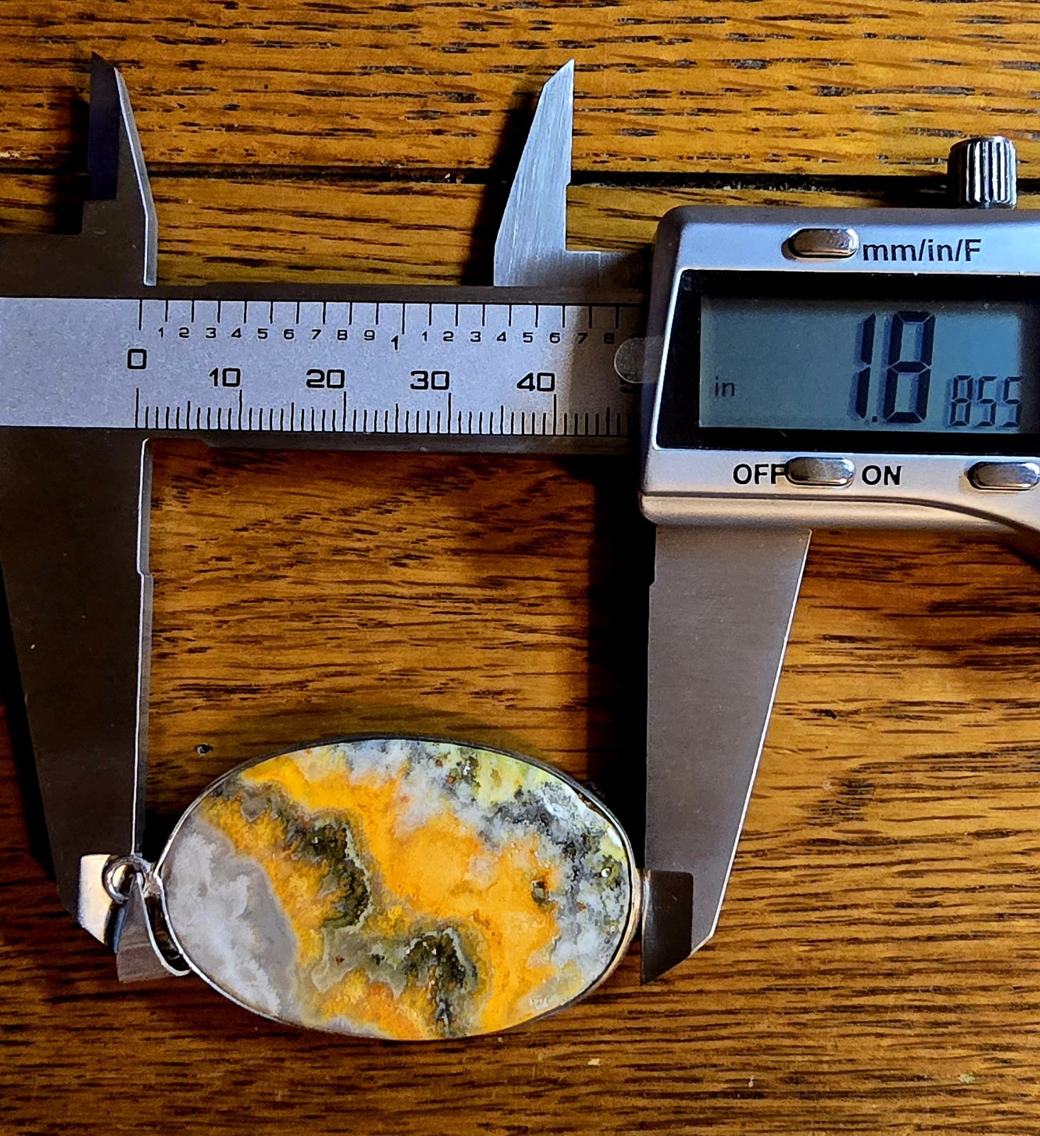 Bumble Bee Jasper Pendant