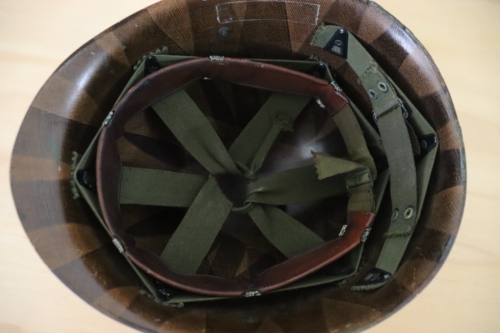 WW2 US ARMY M1 HELMET WESTINGHOUSE LINER 78TH INFANTRY DIVISION W/Emblems