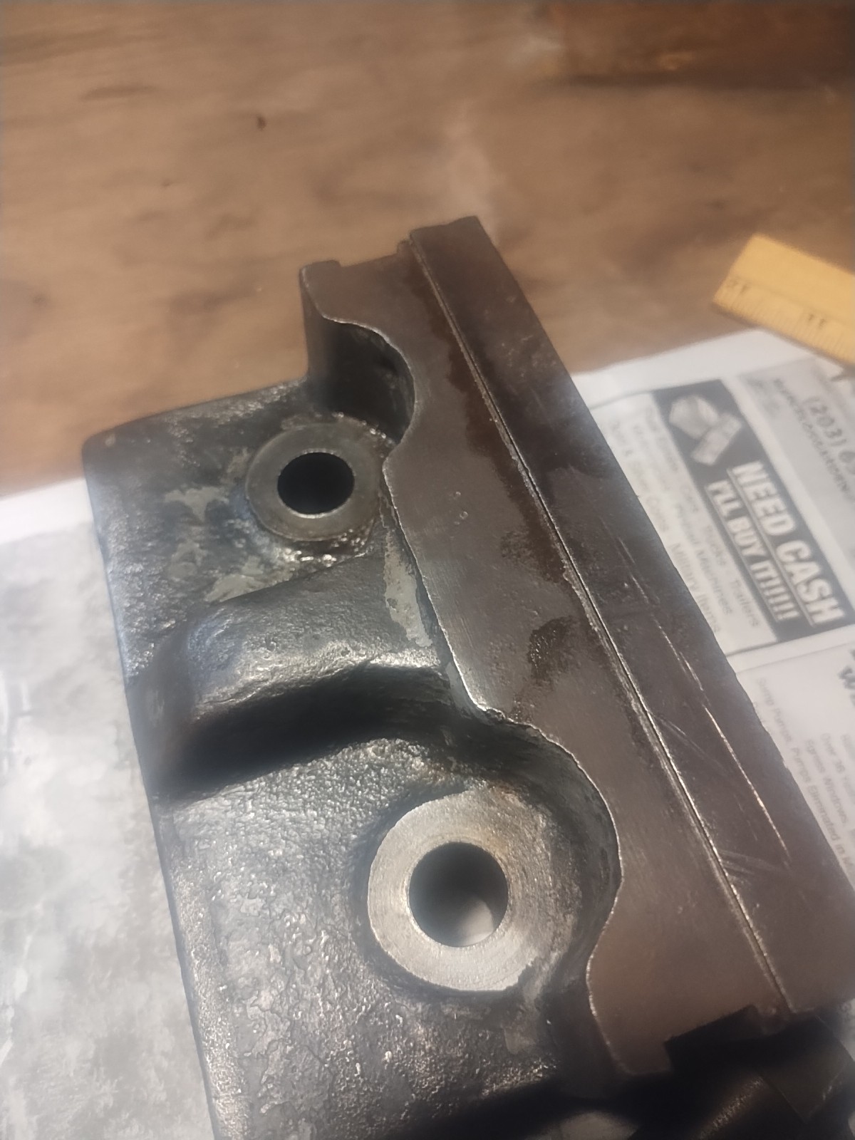 Vintage Machinists Drill Press Vise Jaw 6 Inch