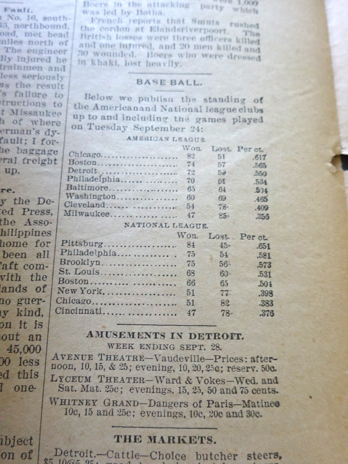 1901 Director Fred S.Stone and Black Detroit Orchestra Perform North Branch Fair