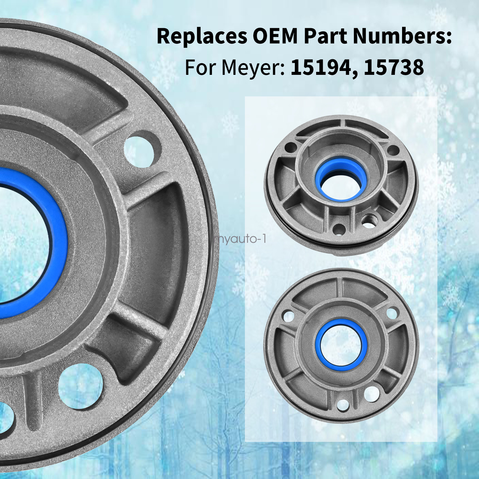 1306186 Fits Snow Plow Top Cap for Meyer E-47 E-57 E-60 Wiper 15738 15194