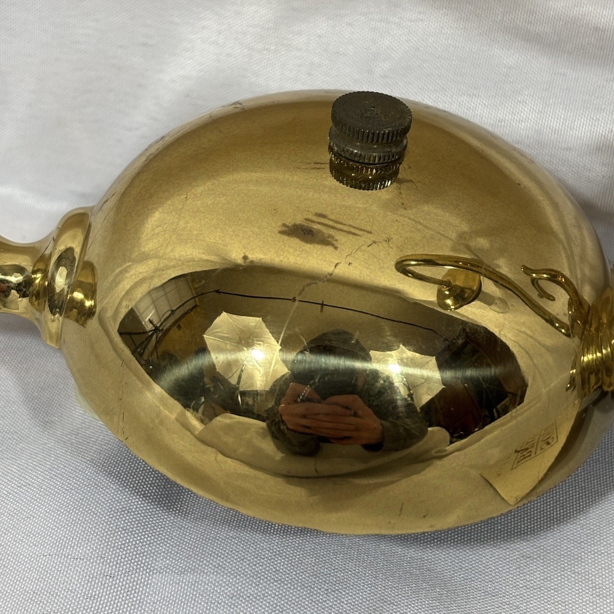 Vintage NOS Kichler Colonial Style Brass Wall Sconce Light Fixture 13.25"H