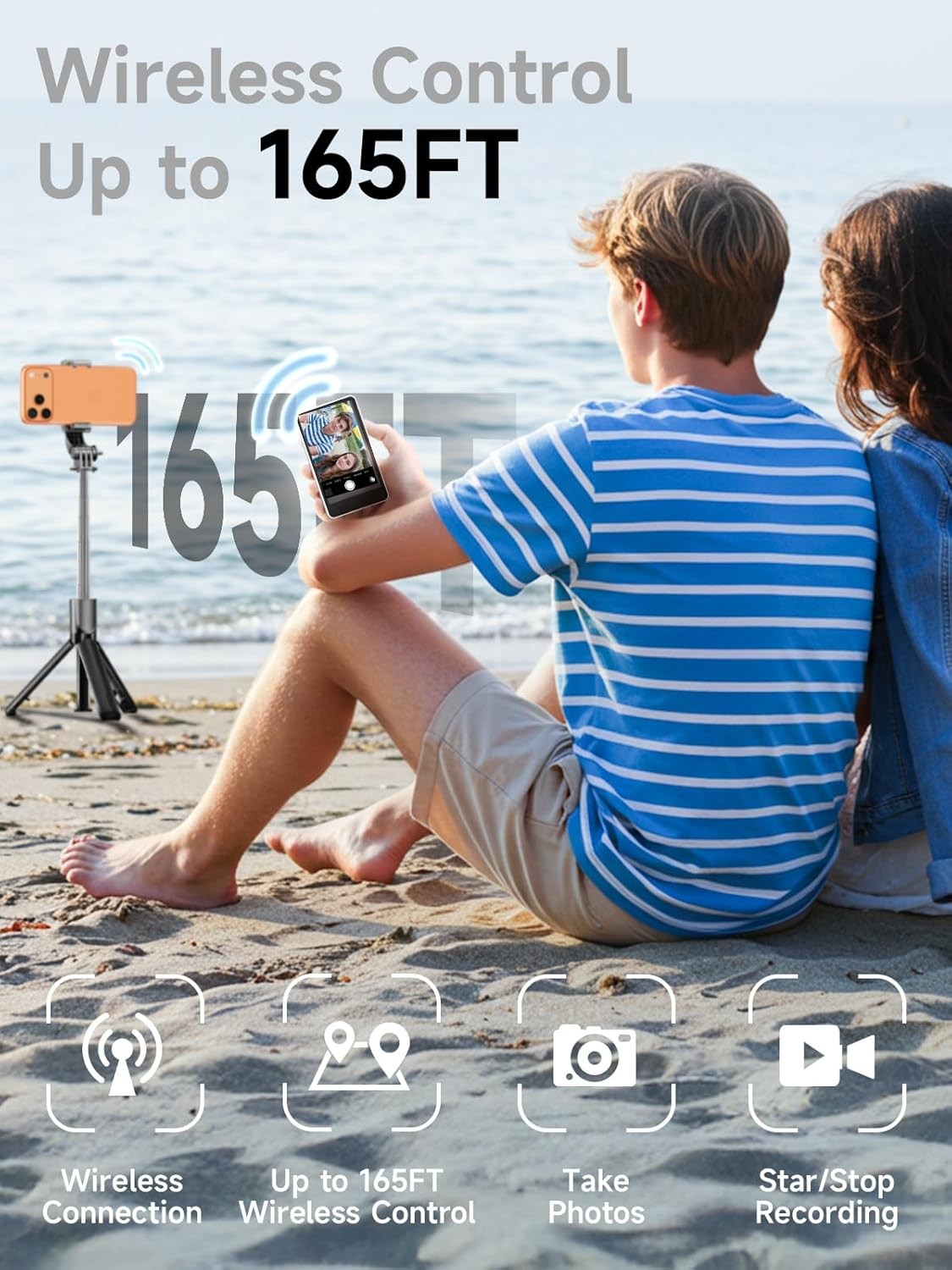 SYNCO XView Selfie Monitor Screen Wireless 4K/1080p Magnetic Vlog Phone Monitor