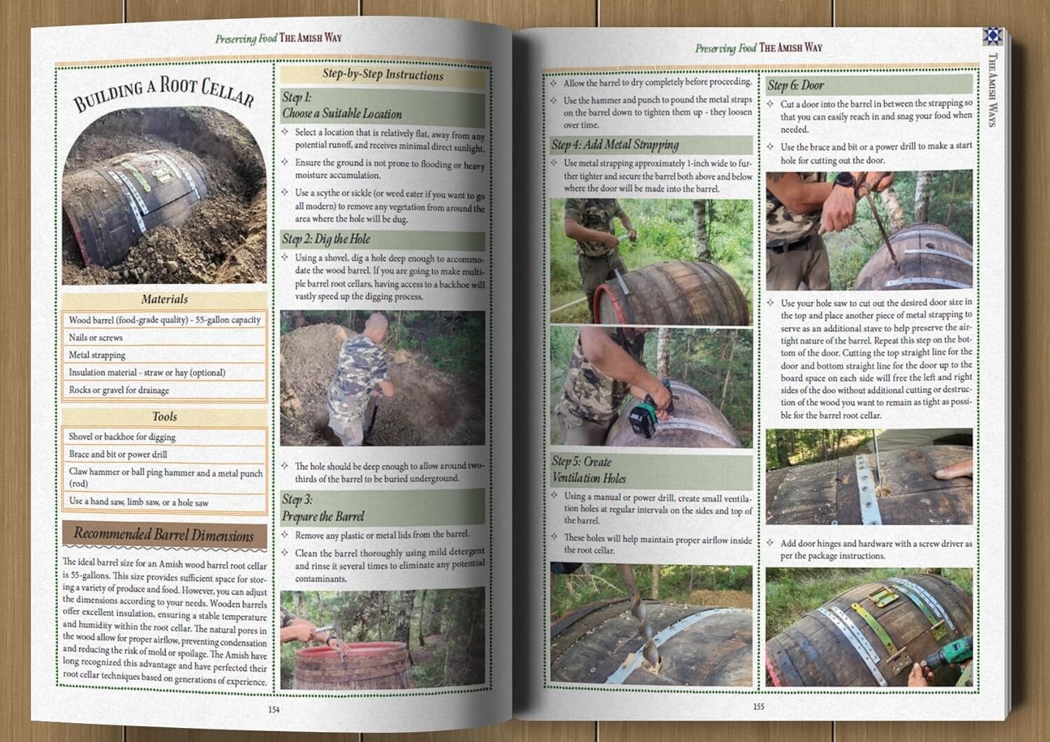 The Amish Ways (paperback with color pictures)