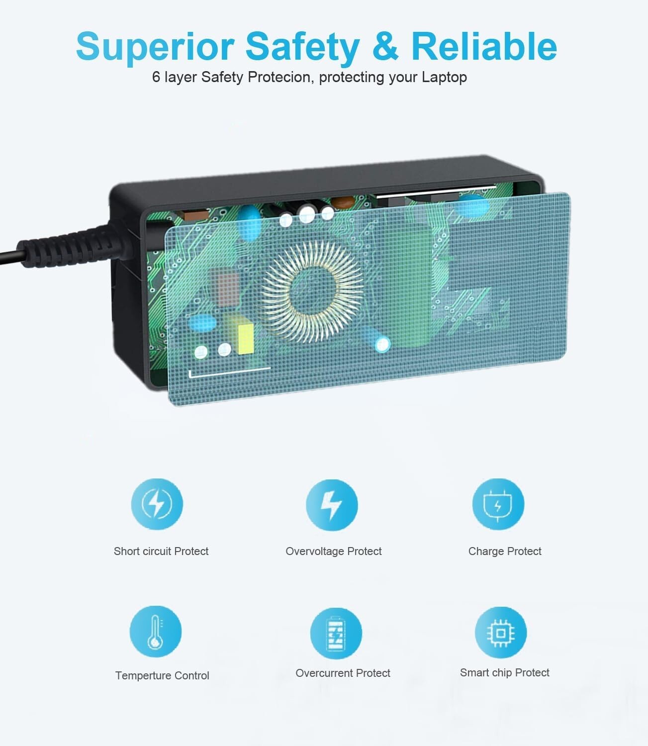 42V 2A Charger Replacement for GOTRAX GXL V2,G2,G3,G4,Apex,Glider,XR Elite