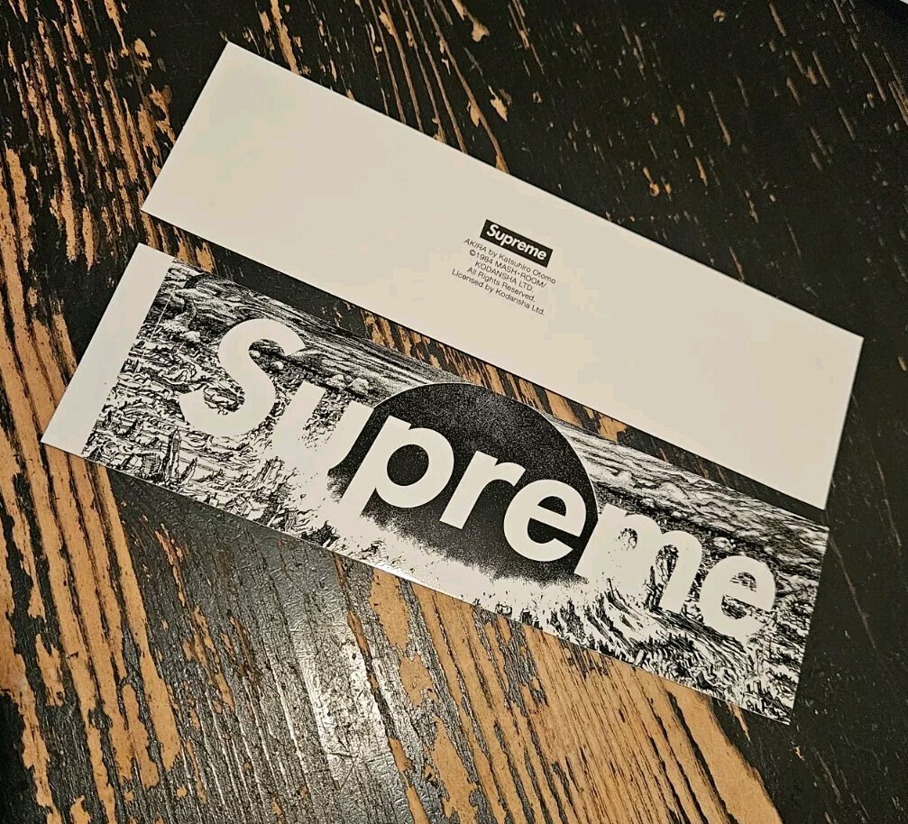 SUPREME AKIRA BOX LOGO STICKER NEO - TOKYO FW17 + FREE SURPRISE