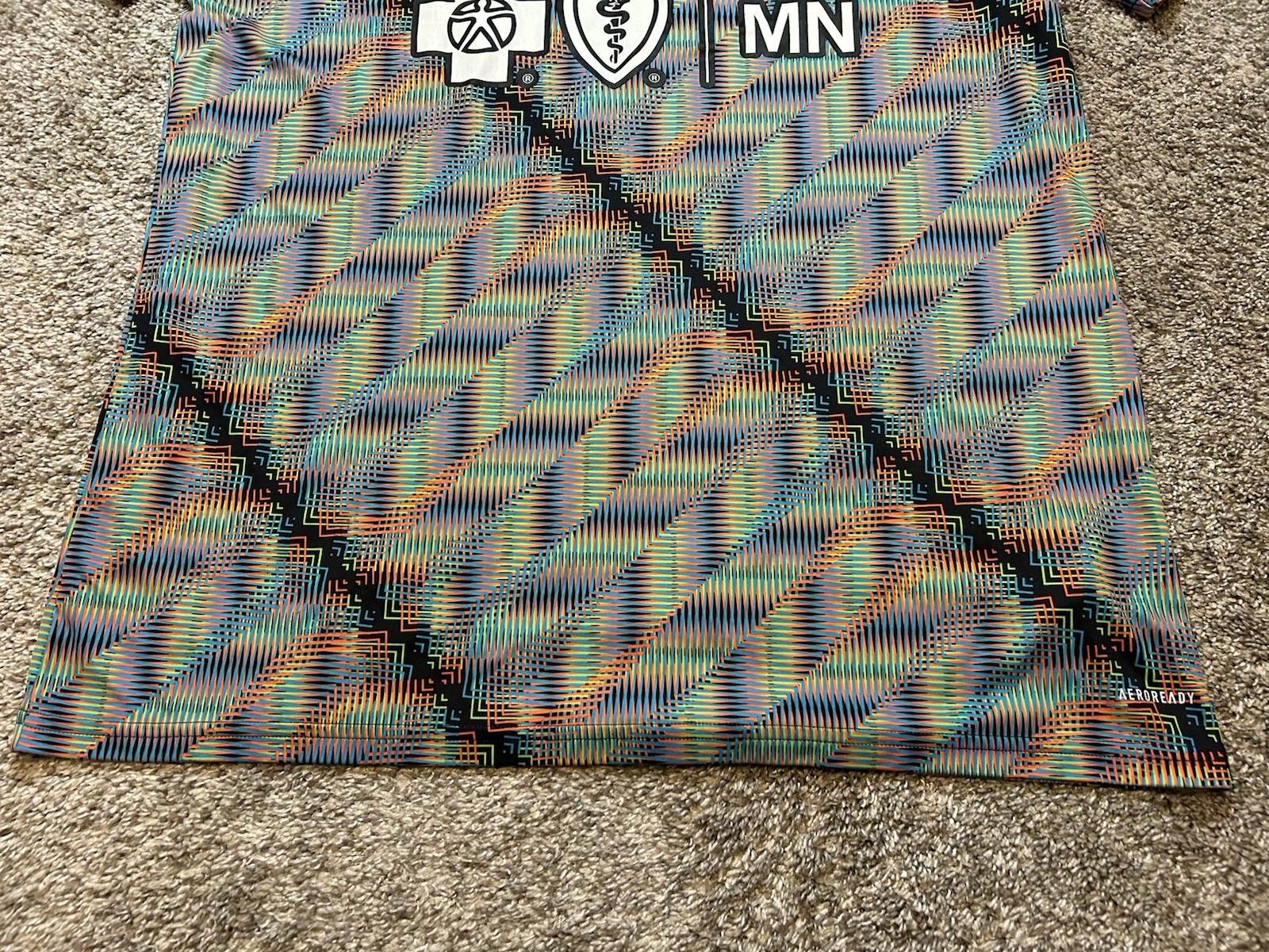 adidas Pre-Match Jersey Mens XL Minnesota United FC MLS Hispanic Celebration