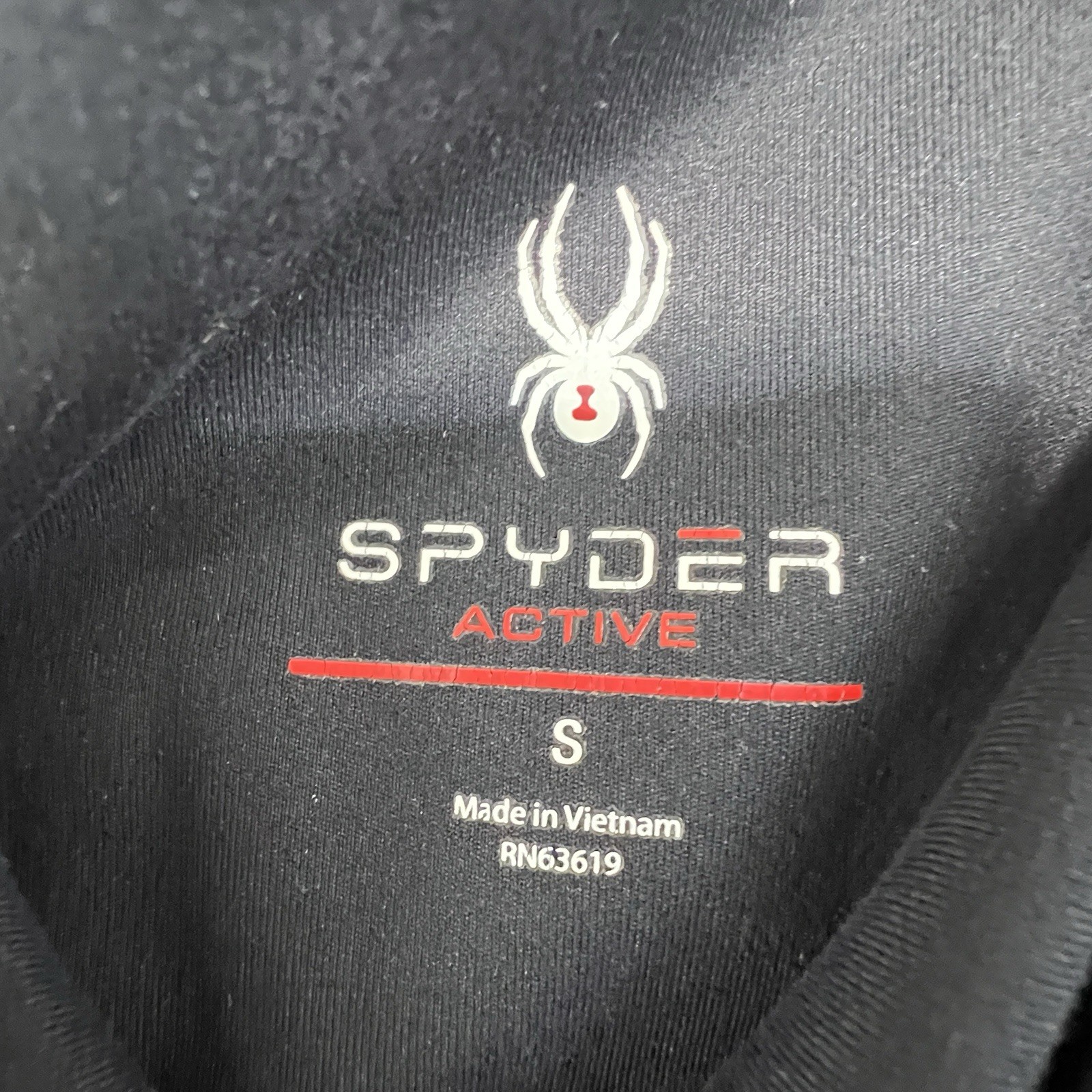 Spyder Active Cropped Leggings S Black High Waist Gym Running Capri Zip