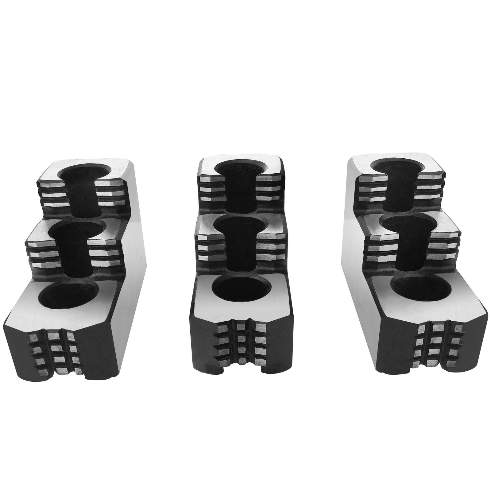 6" Double Step Hard Steel Jaws for Kitagawa Samchully B-206 CNC Lathe Chuck