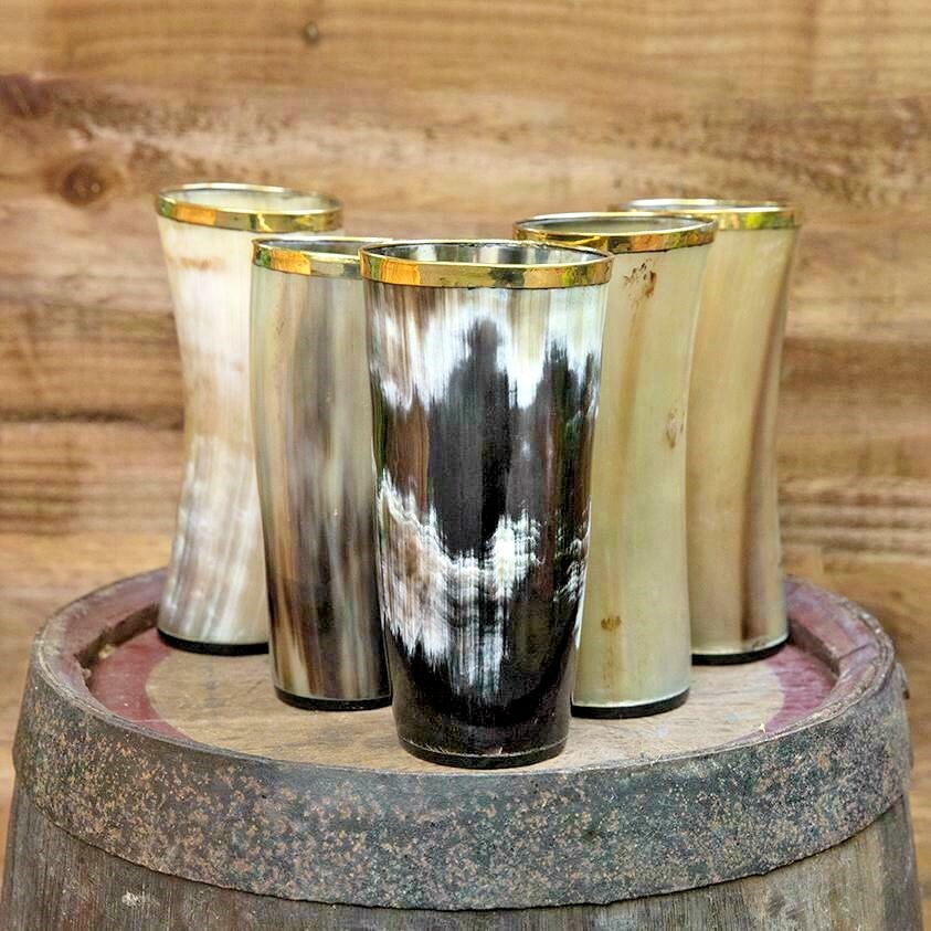 Lot of 16 Viking drinking horn beer ale wine mead mugs cups