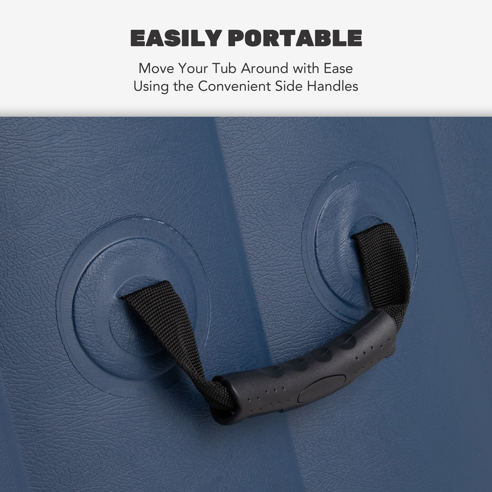 CO-Z 4 Person Portable Inflatable Outdoor 120 Air Jet Spa Hot Tub w Pump & Cover