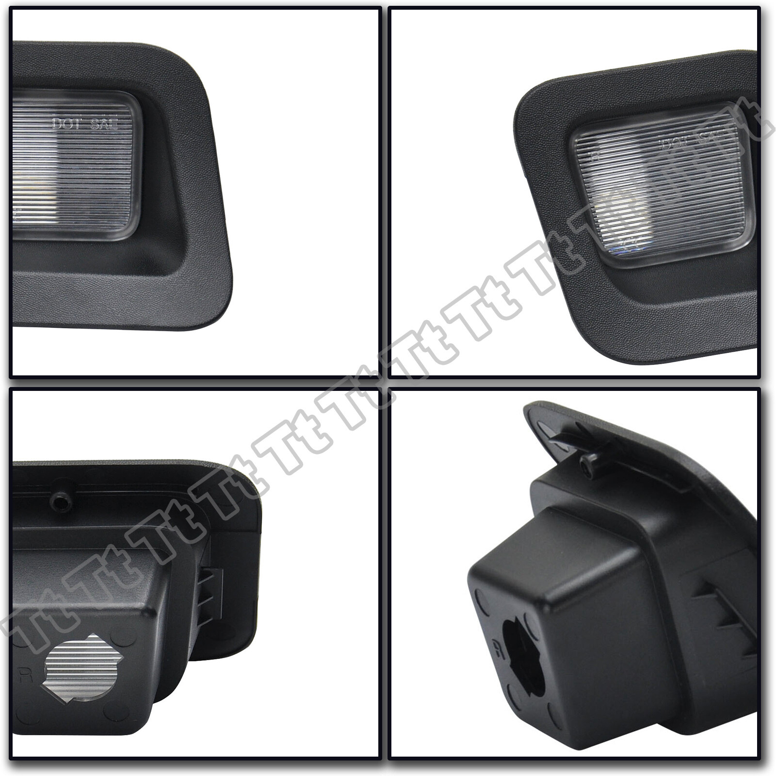 OE License Plate Light Housing Replacement For 2002-18 Dodge RAM 1500 2500 3500