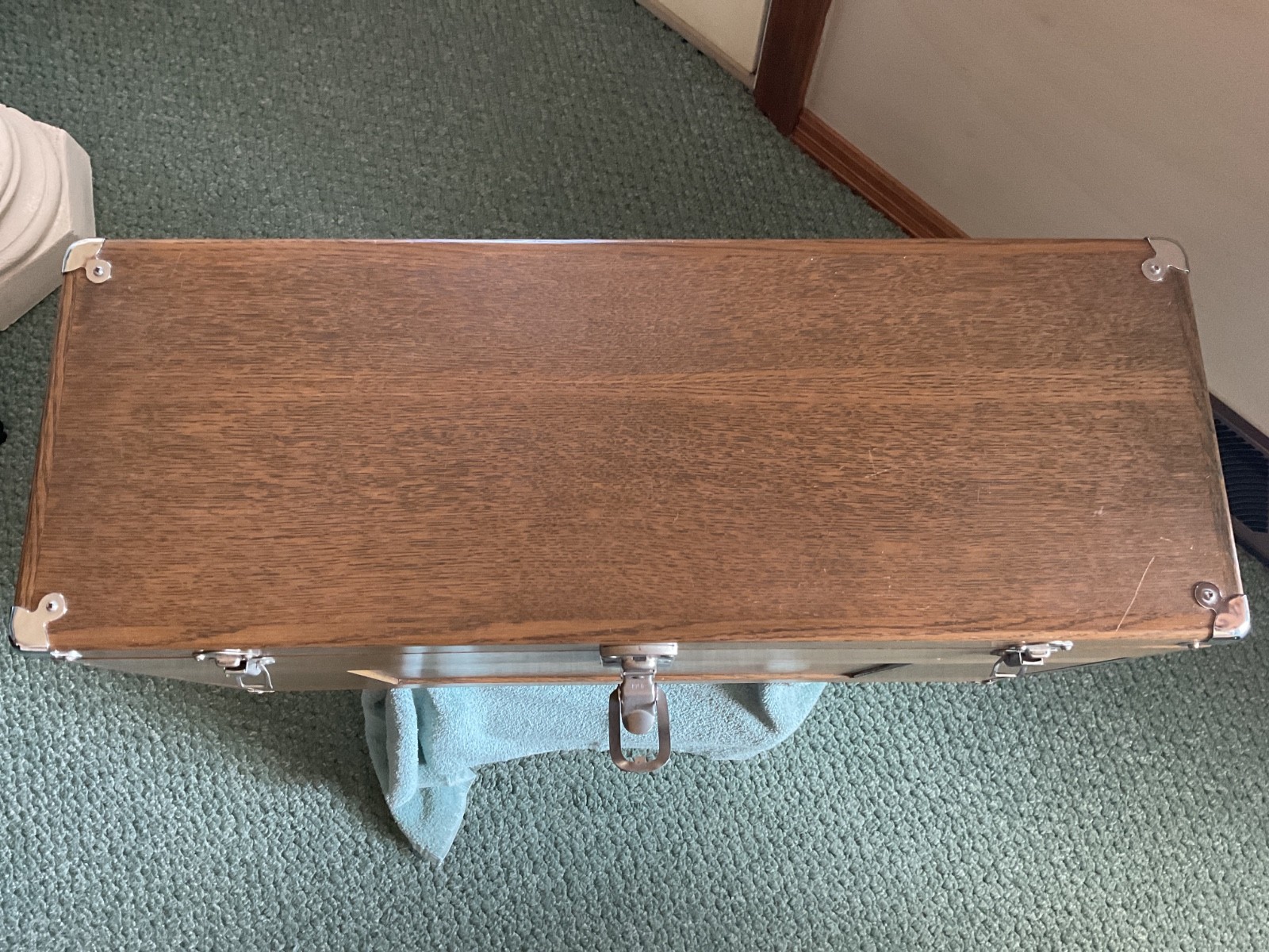 1979 GERSTNER & SONS MODEL 052 JOURNEYMAN MACHINISTS 11-DRAWER WOOD TOOL BOX