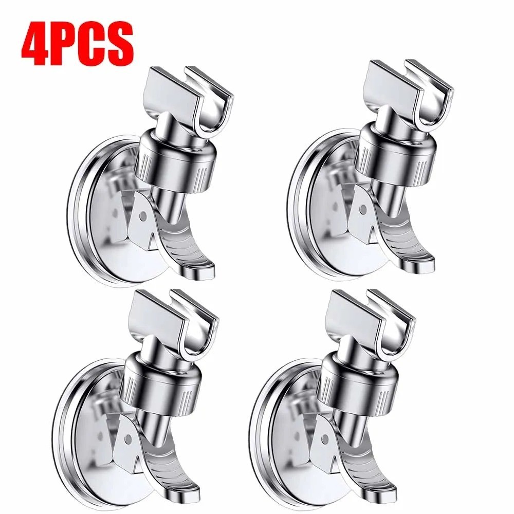 Adjustable Shower Head Holder Suction Cup Handheld Wall Mount Bathroom Bracket