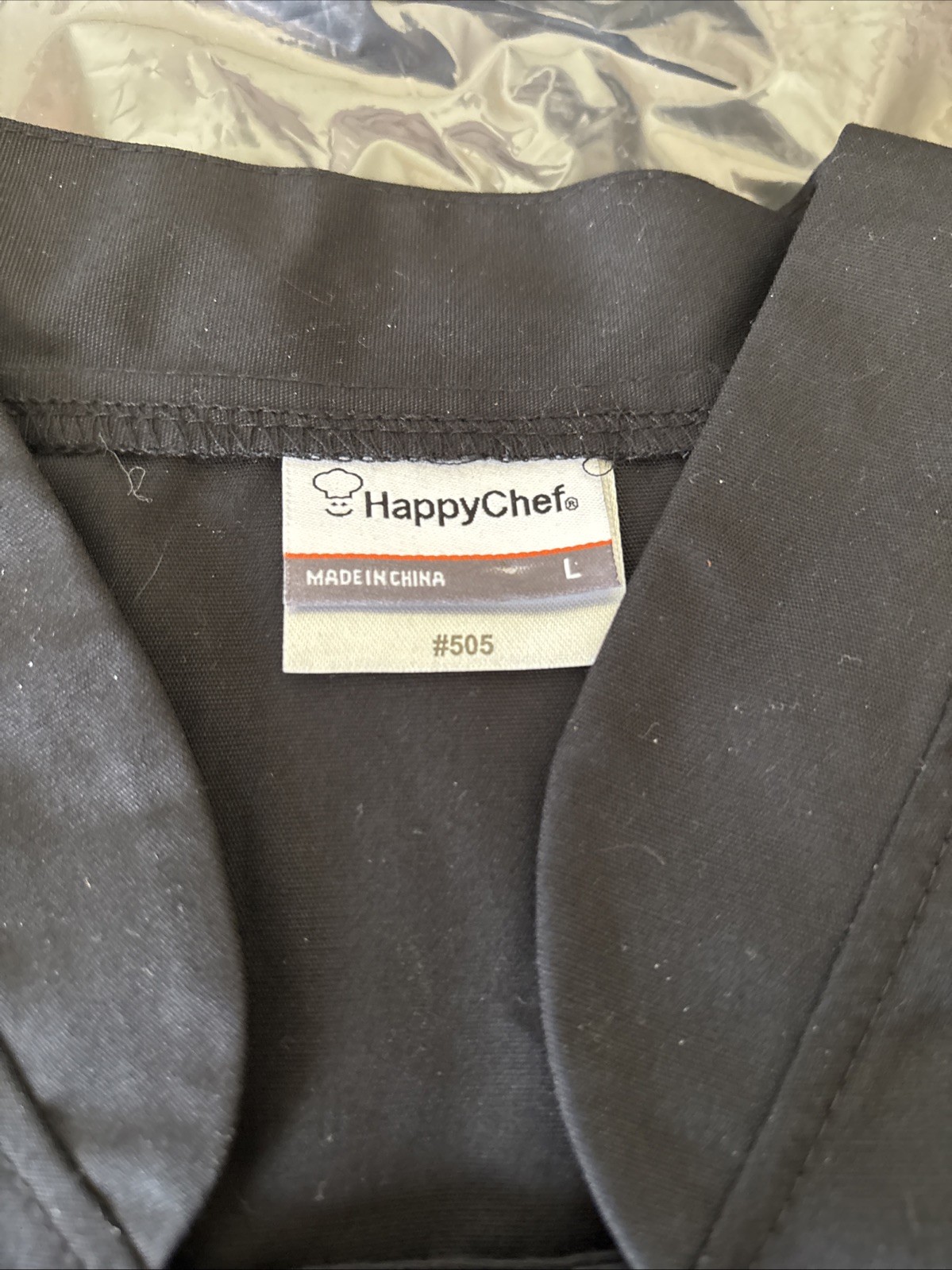 Brand New Black Happy Chef Works coat large Black