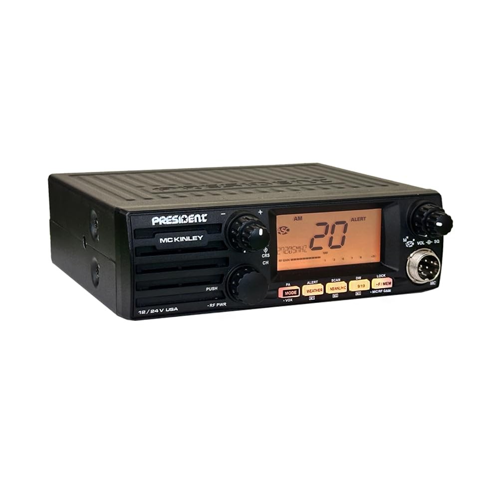 McKinley AM/SSB CB Radio, 12/24V,40 Channel, NOAA Weather Alerts, Automatic S...