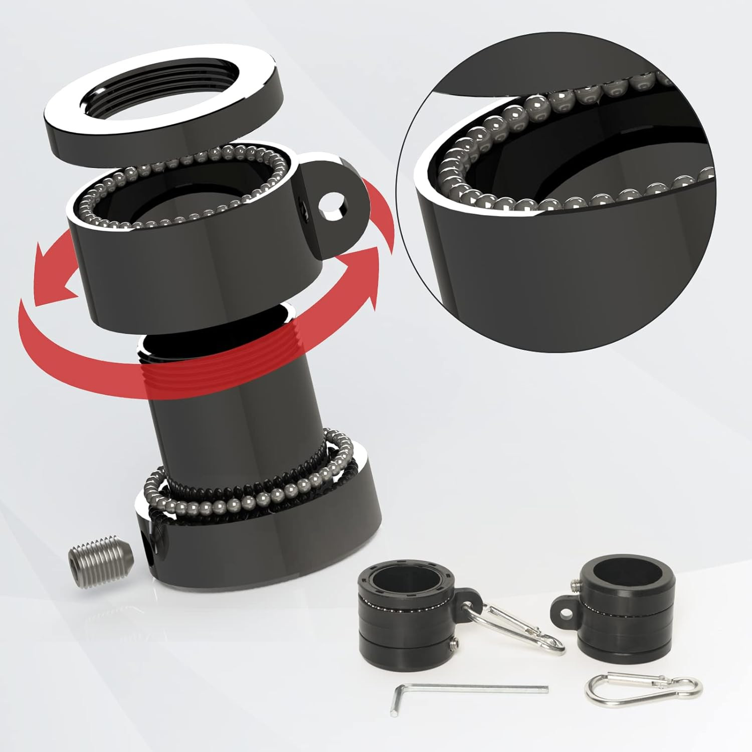 5FT Stainless Steel Flag Pole Kit with Bracket for Outside House | Outdoor Mount