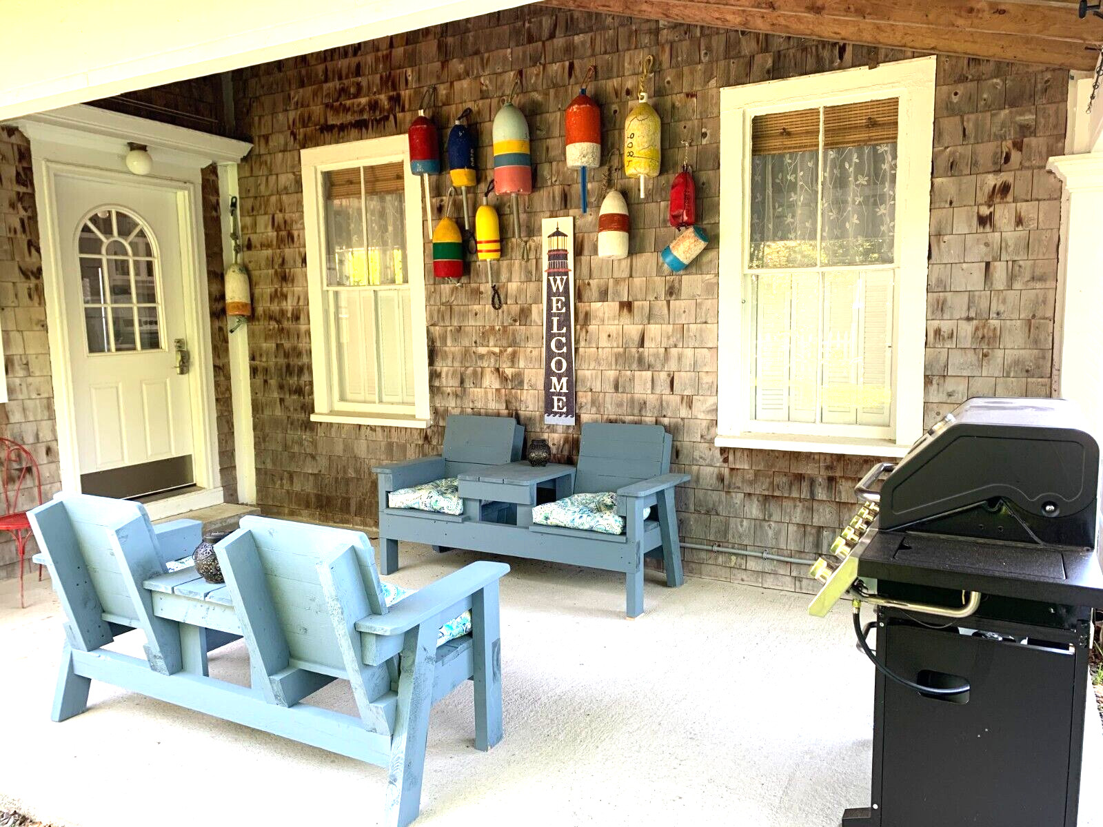 FREE SHIP 183 Maine Lobster BUOY nautical pot bouy float shore crab Lake CAPE