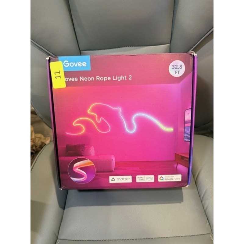 Govee Neon Rope Light 2 32.8ft Smart LED RGBIC Strip Alexa Google Wall Lights