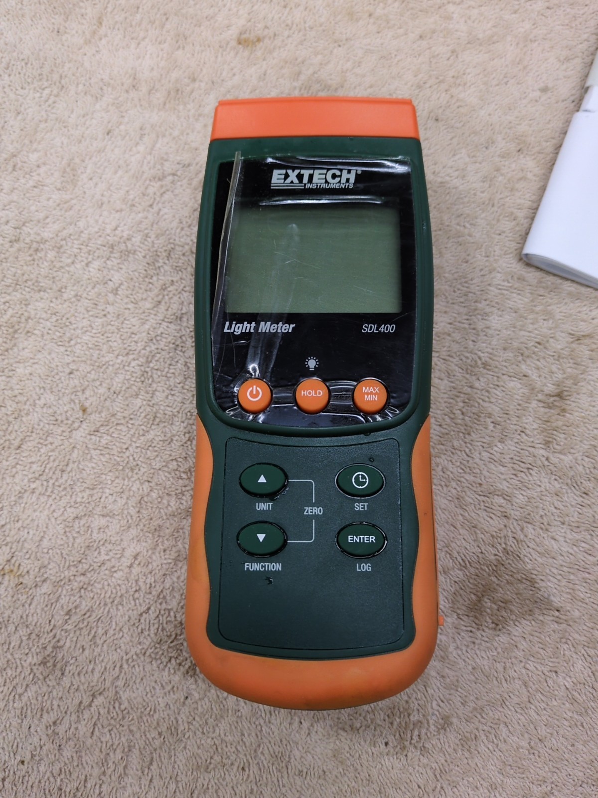 NOS Extech SDL400 Light Meter Datalogger Lumens LUX Foot-Candle/s ED4U 4082