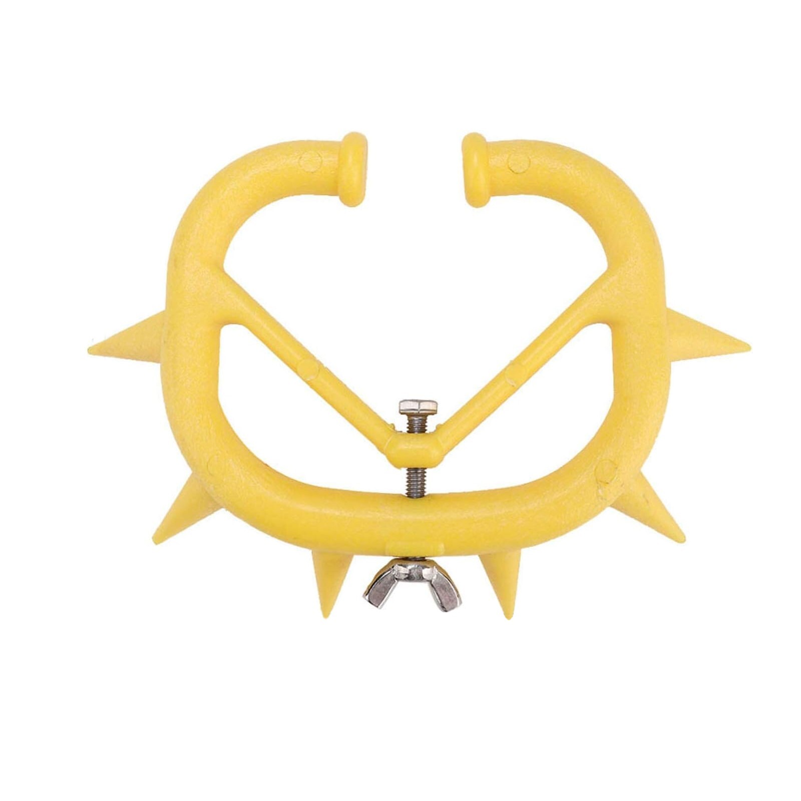 3 Cattle Nose Ring Anti Milk Sucking Preventer Cow Nose Thorn Calf Weaner Yellow