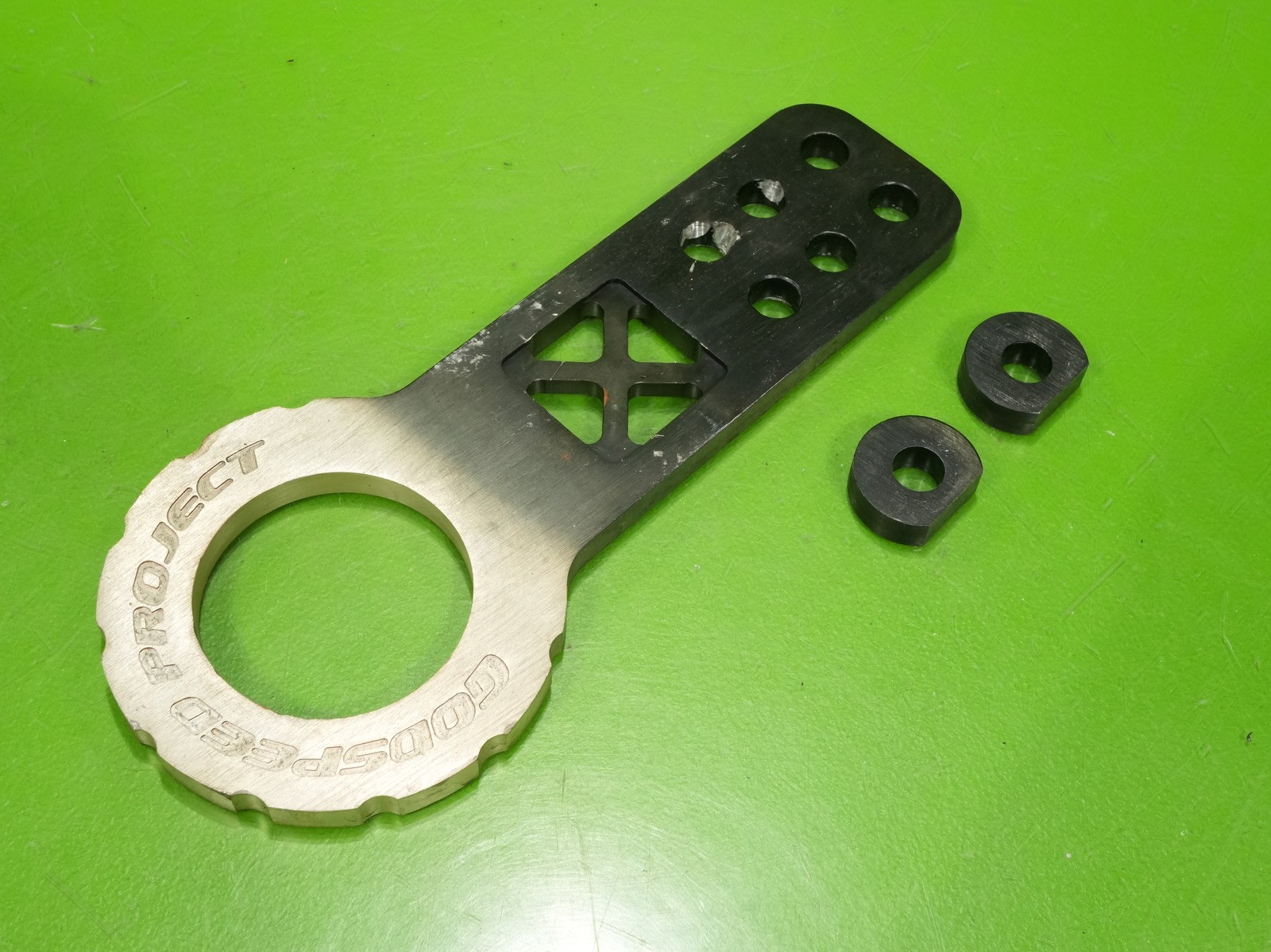 92-95 Civic Godspeed Project front aluminum tow hook Honda Acura universal