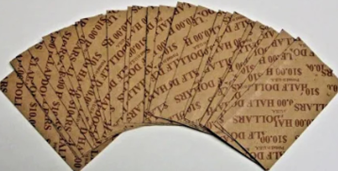 20 Pack Half Dollar Coin Wrappers Flat Paper Coin Roll Sleeves