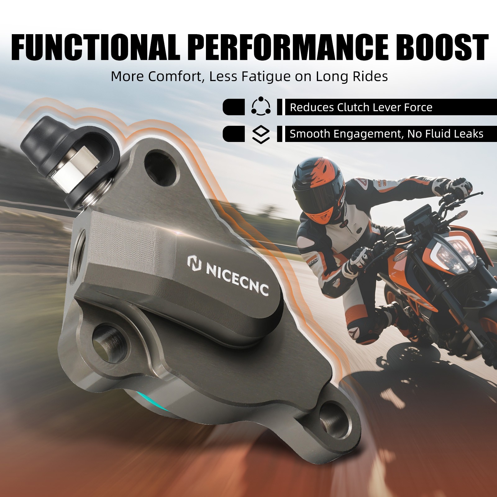 Clutch Slave Cylinder Kit for Husqvarna 701 ENDURO 2016-24 KTM EXC 300 1998-2005