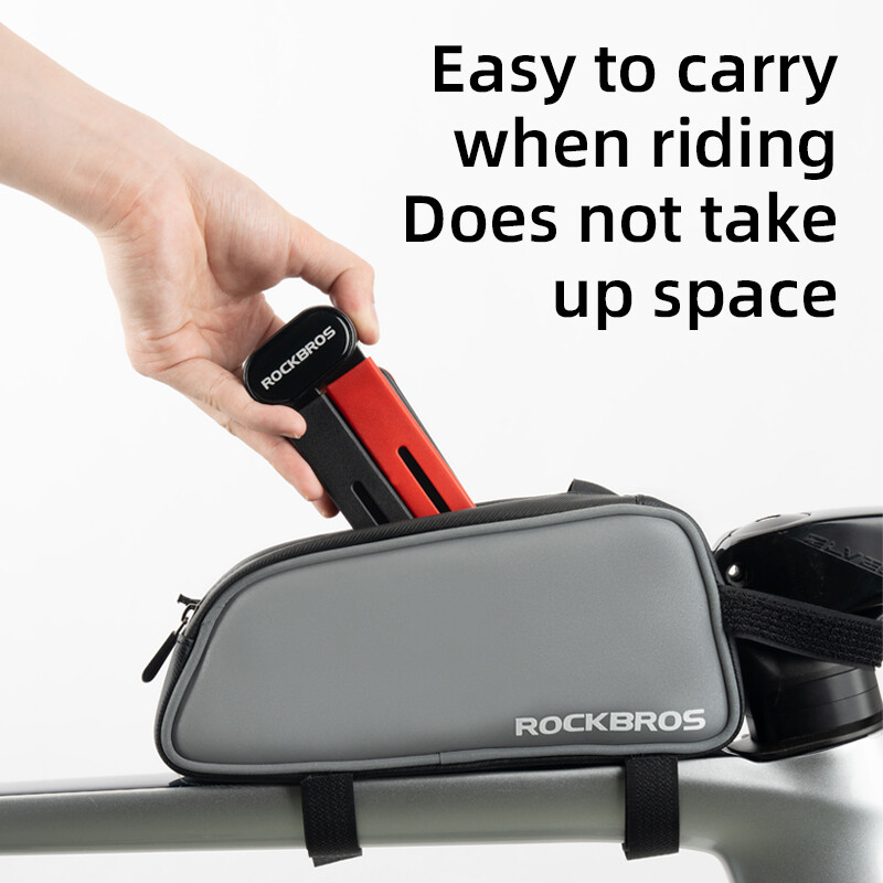 ROCKBROS Bike Folding Lock Heavy Duty Lock Anti-theft Portable &Mounting Bracket
