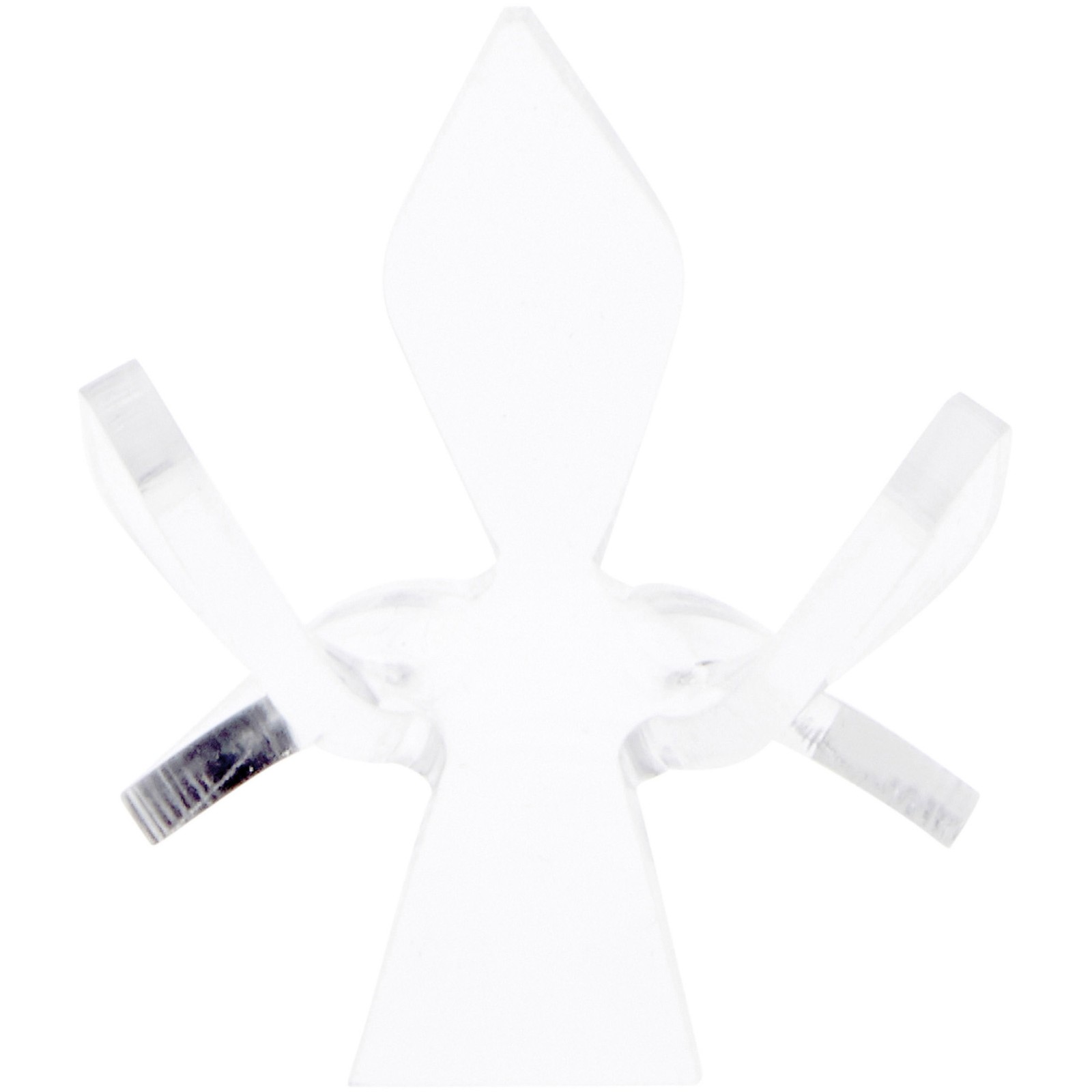 Plymor Clear Acrylic Sphere Flower Petal Display Stand, 1.375" x 1.75" x 1.75"